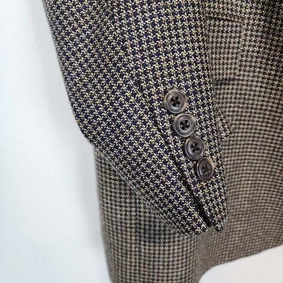 Austin Reed London Sport Coat Blazer Jacket Mens 43R Brown Tweed Academia Dapper - Picture 7 of 15